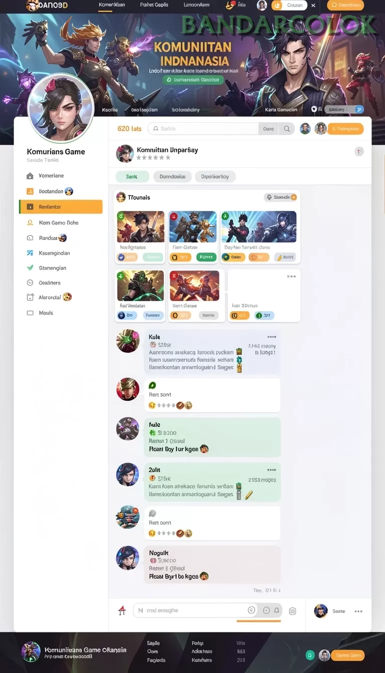 Cuplikan layar 5GTOTO — menu navigasi